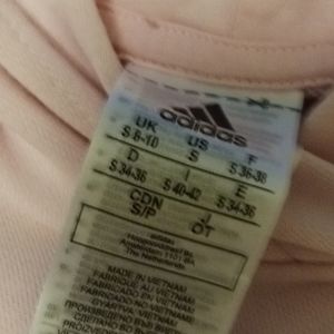 Adidas Hoodie Women Size Small light pink